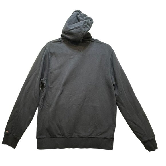 Tommy Hilfiger Mens Hoodie Medium Navy Kangaroo Pocket & Adjustable Drawstring L - Picture 12 of 12
